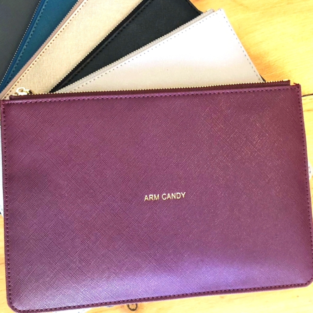 KATIE LOXTON Arm Candy Perfect Zip Clutch Pouch Cosmetics Bag NWT